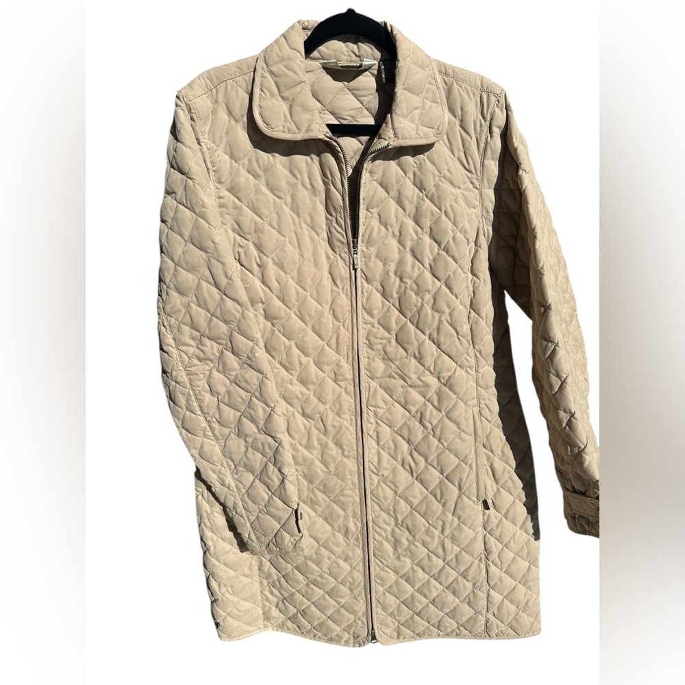 Eddie Bauer Quilted Tan Jacket